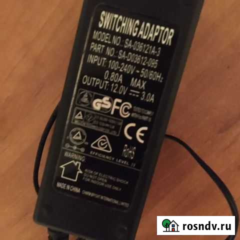 Блок питания switching adaptor Воронеж - изображение 1