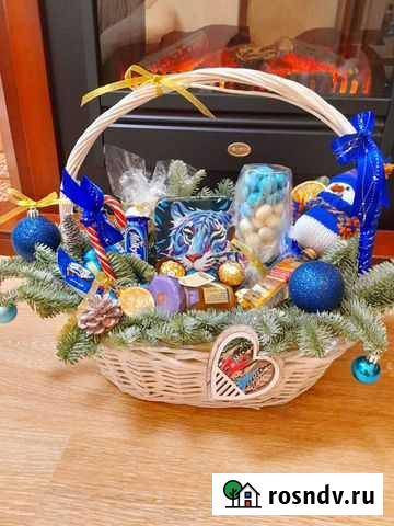 Подарочная корзина к новому году и рождеству Хабаровск - изображение 1