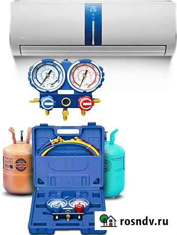 Чистка,заправка,монтаж,ремонт, сплит-систем Волжский - изображение 1