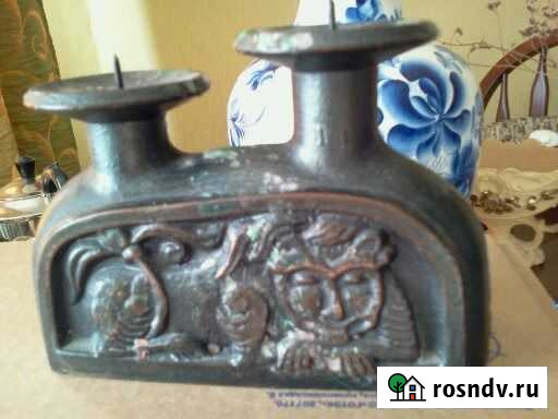 Подсвечник СССР чугун Белгород - изображение 1