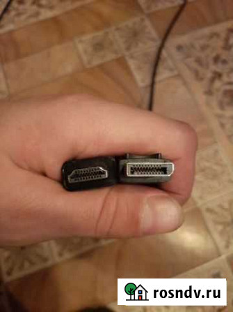Кабель hdmi-Display port (DP), 185 cм Киселевск - изображение 1
