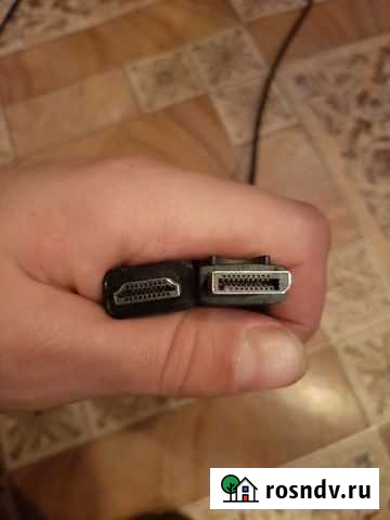 Кабель hdmi-Display port (DP), 185 cм Киселевск - изображение 1