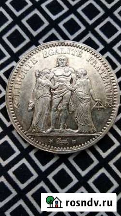5 франков 1873 г.(А) Уфа - изображение 1