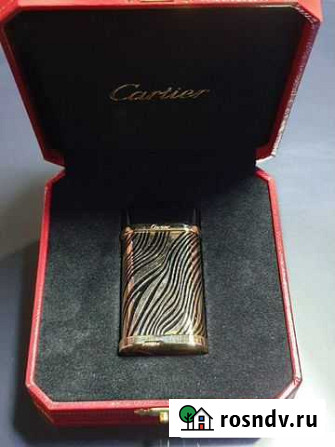 Оригинальная зажигалка Cartier (с позолотой) Екатеринбург - изображение 1