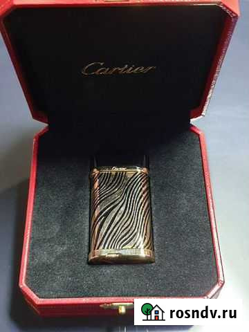 Оригинальная зажигалка Cartier (с позолотой) Екатеринбург - изображение 1