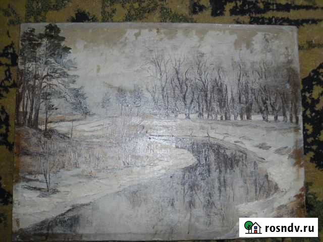 Картина зимний пейзаж Санкт-Петербург - изображение 1