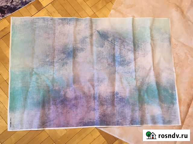 Фотофон тканевый голубой Ижевск - изображение 1