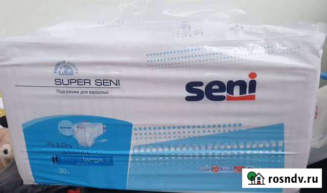 Памперсы для взрослых seni 4 Рязань - изображение 1