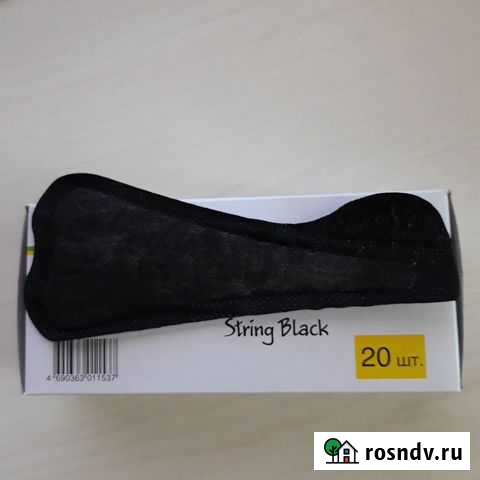 Прокладки гигиенические String Black Новосибирск - изображение 1