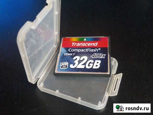 Compactflash 32gb transcend 400x Сысерть - изображение 1