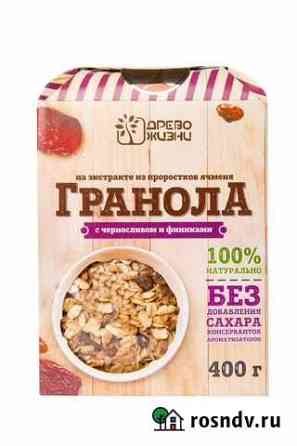 Гранола с черносливом и финиками, 400 г Мурманск