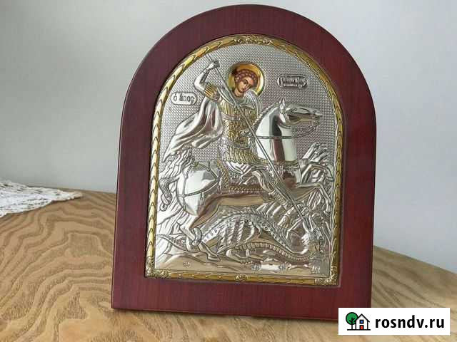 Икона Георгия Победоносца, Silver Axion Москва - изображение 1