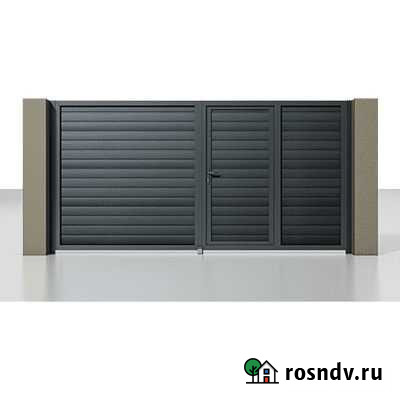 Распашные ворота Панковка - изображение 1