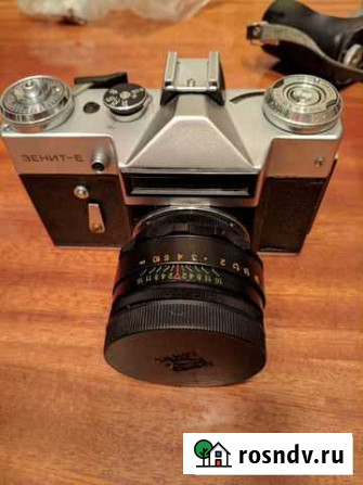 Фотоаппарат Зенит Е + Объектив Helios 44-2 Майкоп - изображение 1