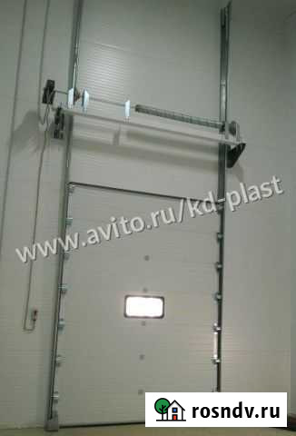 Ворота секционные промышленные с окошком Калининград - изображение 1