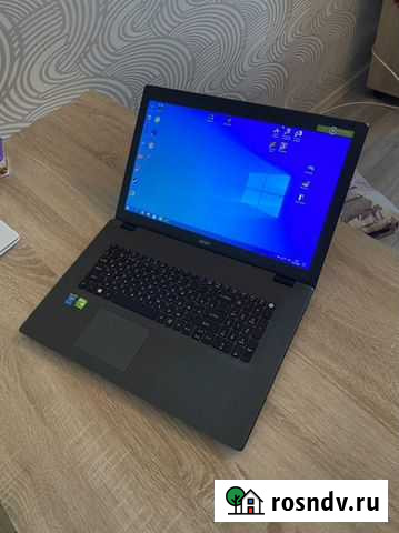Ноутбук Acer 17”3/i3-5005U/4gb/GeForce 940M/240SSD Владивосток - изображение 1