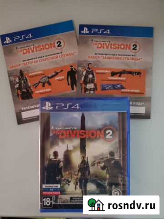 The division 2 ps4 (диск запечатан) Волгоград - изображение 1