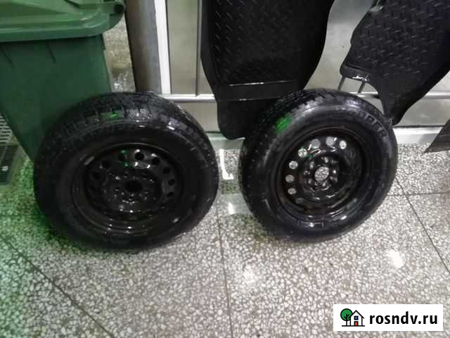 Продам диски стальные с шинами для хондай сантафе Тамбов - изображение 1