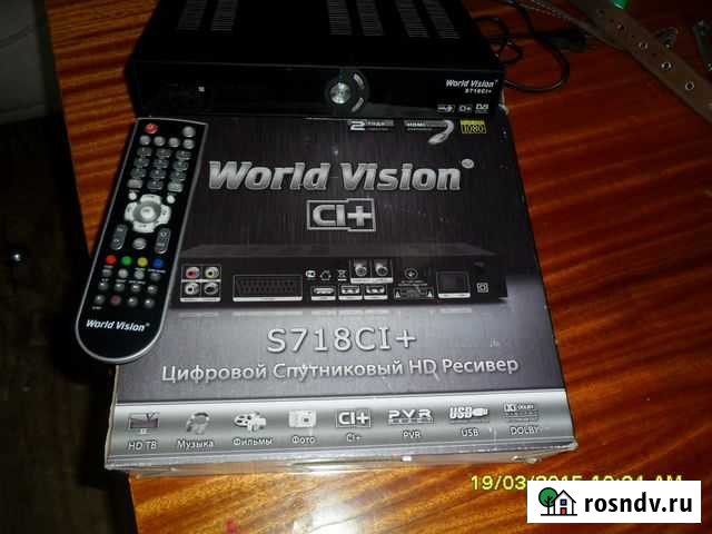Продам спутниковый ресивер world vision s718ci+ Ангарск - изображение 1