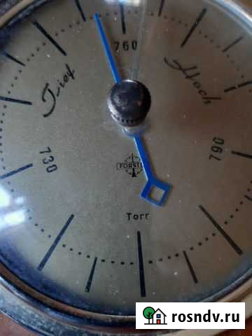 Барометр Forster Torr, винтажный Горячий Ключ - изображение 1