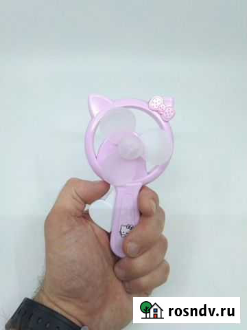 Вентилятор ручной фиолетовый Челябинск - изображение 1