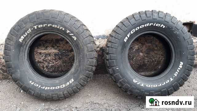 Шины Bfgoodrich mud-terrain t/a km2 б/у 285/75/16 Тамбов - изображение 1
