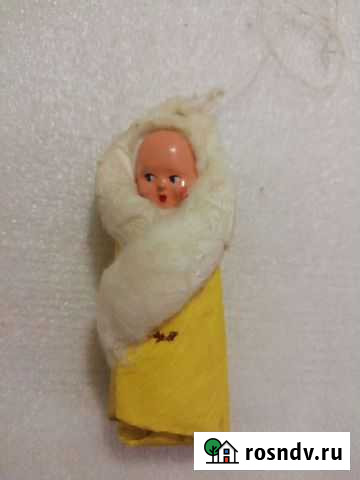 Ватная ёлочная игрушка девочка пеленашка 40-50 ые Обнинск - изображение 1