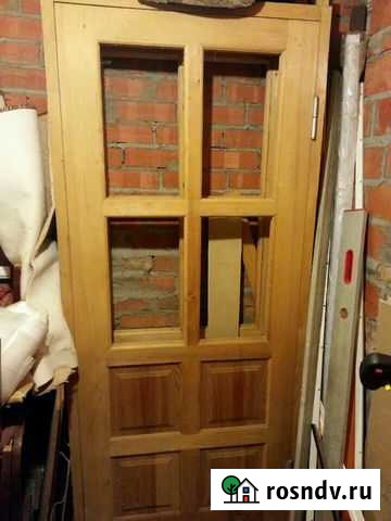 Дверной блок двойной деревянный(сосна) Невинномысск - изображение 1