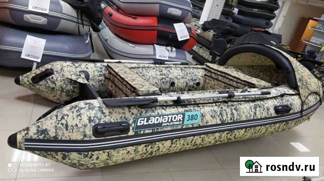 Лодка пвх Гладиатор E 350 camo. Гарантия 5 лет Якутск - изображение 1