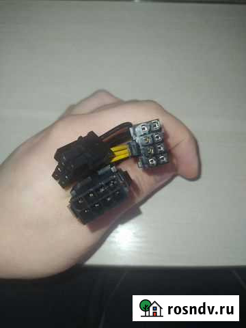 Коннектор 8pin на два 6pin+2 Ярославль - изображение 1