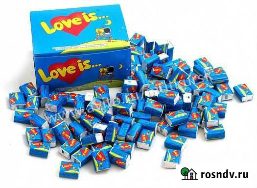 Жевательная резинка лав из банан-клубника Курск - изображение 1