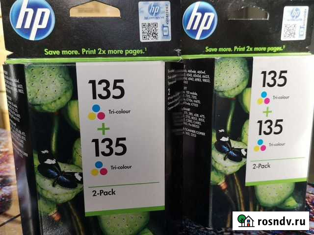 Картридж hp 135 Tri-Colour Люберцы - изображение 1