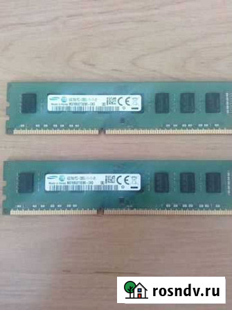 8GB DDR3 (2x4G Samsung M378B5273EB0-CK0) Новосибирск - изображение 1