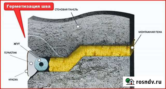 Утепление квартиры, ремонт межпанельных швов/мойка Челябинск - изображение 1