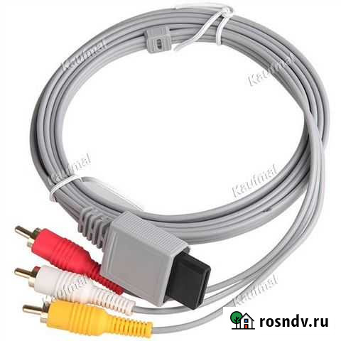 Композитный AV кабель Nintendo Wii и Wii U Калининград - изображение 1