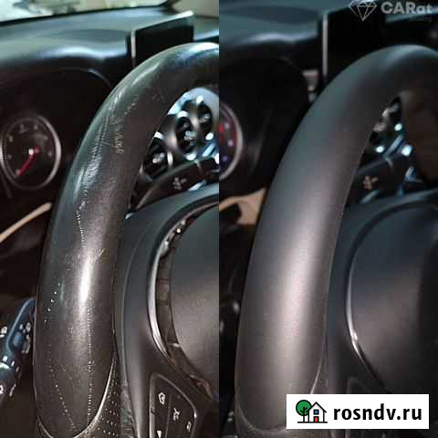 Реставрация салона (покраска кожи и пластика) Кемерово - изображение 1