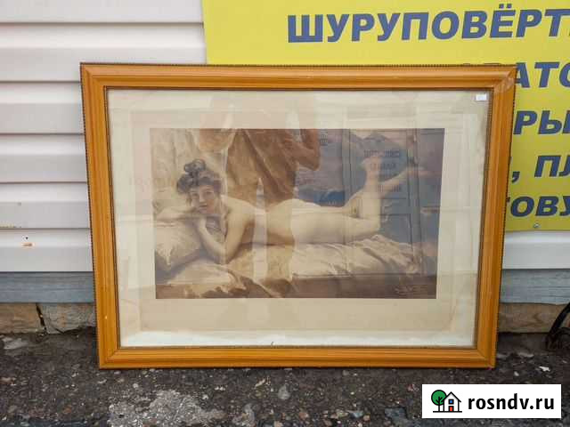 Старинная картина в раме Чебоксары - изображение 1