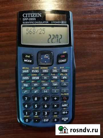 Калькулятор научный Citizen SRP-285N Тула - изображение 1