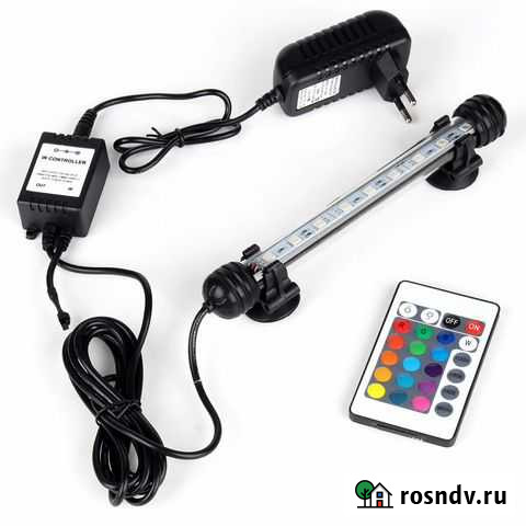 Аквариумная лампа RGB цветная 180*20 мм Новосибирск - изображение 1