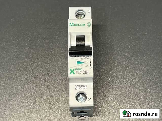 Автомат Eaton Moeller FAZ-C10/1 новый, 1 шт Ярославль - изображение 1