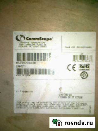Коаксиальный кабель CommScope F1160BV CZ4928103 Новосибирск - изображение 1