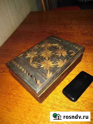 Шкатулка деревянная СССР Тамбов - изображение 1