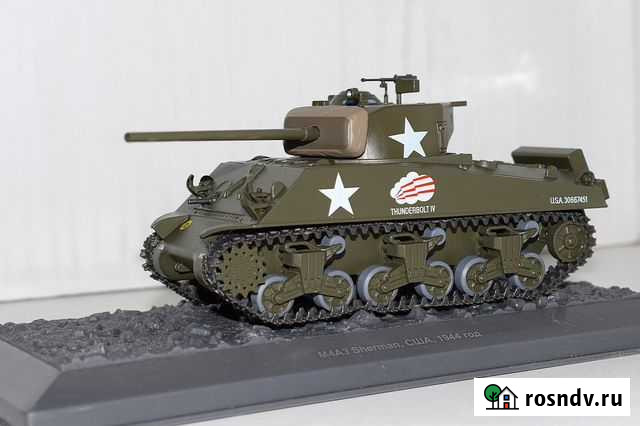 Танк M4A3 (76mm) Sherman масштаб 1/43 Владимир - изображение 1