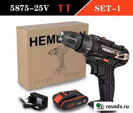 Аккумуляторная дрель новый шуруповёрт мощный Волгодонск - изображение 1