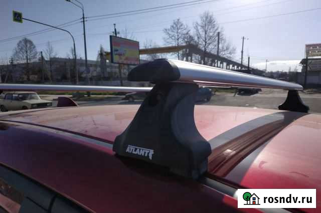 Багажник на крышу Mazda 3 с крыловидной дугой Воронеж - изображение 1