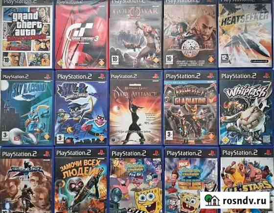 Лицензионные диски PlayStation 2 Омск