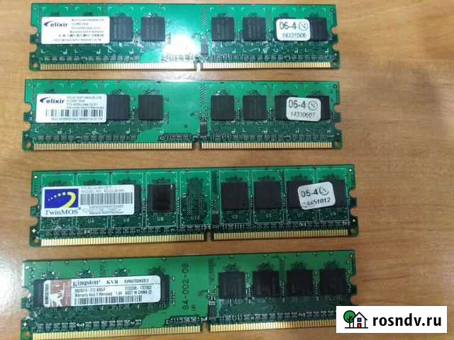 Оперативная память ddr2 512mb Линево - изображение 1