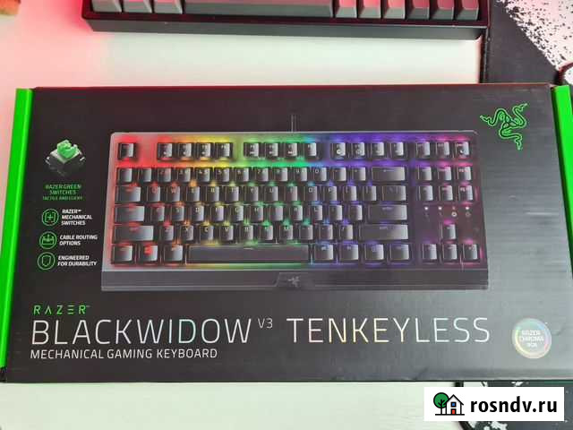 Razer Blackwidow V3 TKL (Как новая) Москва - изображение 1