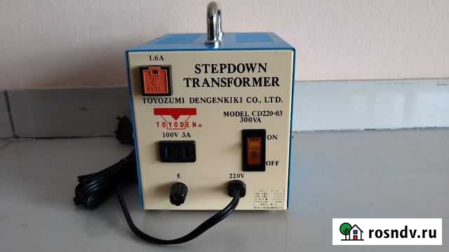 Понижающий трансформатор Toyozumi CD220-03 0,3 кВт Улан-Удэ - изображение 1
