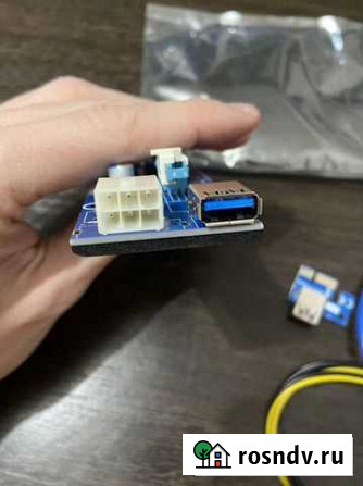 Riser usb ver.006 60 cm 6pin (прм) Пермь - изображение 1
